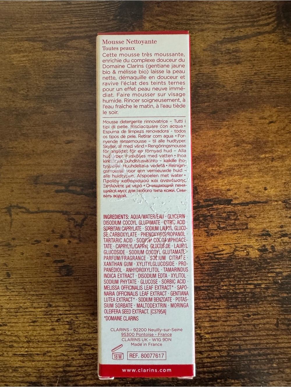 Clarins Gentle Renewing Cleansing Mousse Cleanser Face Gentle Cleanser NIB - Picture 7 of 8